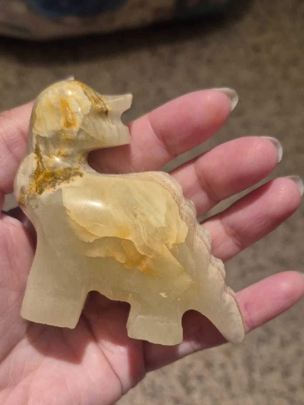 Onyx Handcarved Dinosaur